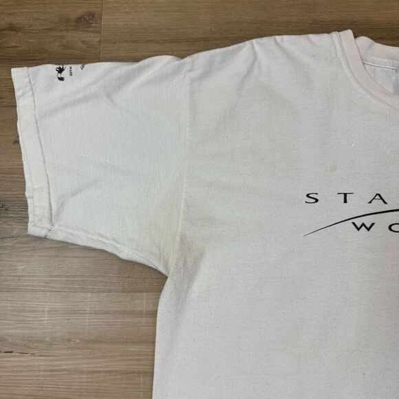 Stargate Worlds Size XL Promo Graphic Tee Shirt White Cancelled CME Video Game - Picture 4 of 9